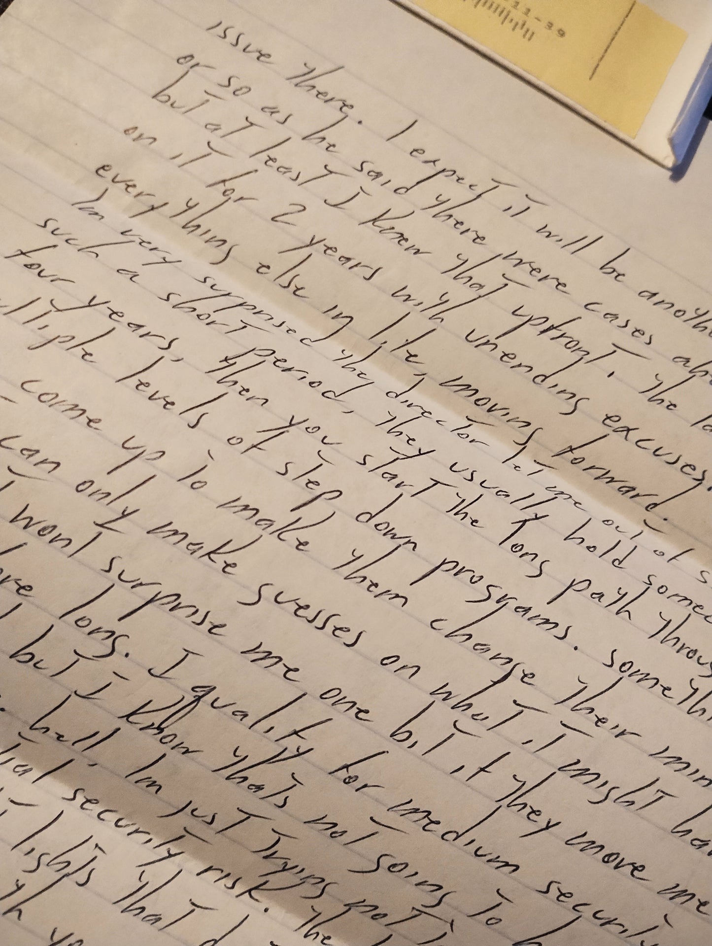 Letter of serial killer Todd Kohlhepp on 2 pages/envelope signed