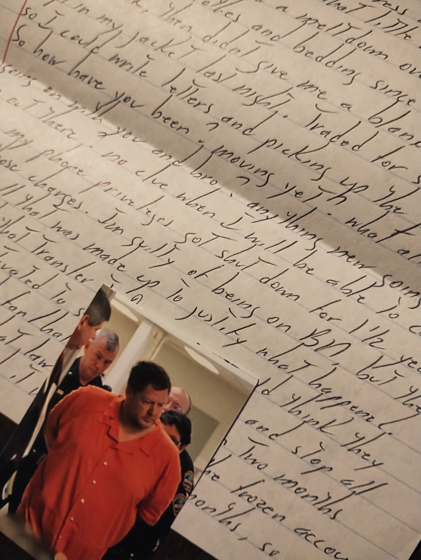 Letter of serial killer Todd Kohlhepp on 2 pages/envelope signed