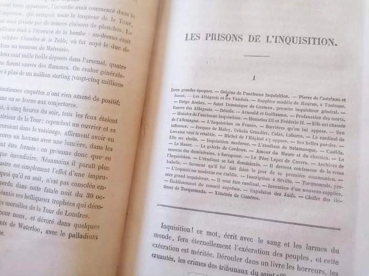 Anciens livres sur "les Prisons de l'Europe" de 1845 à 1851