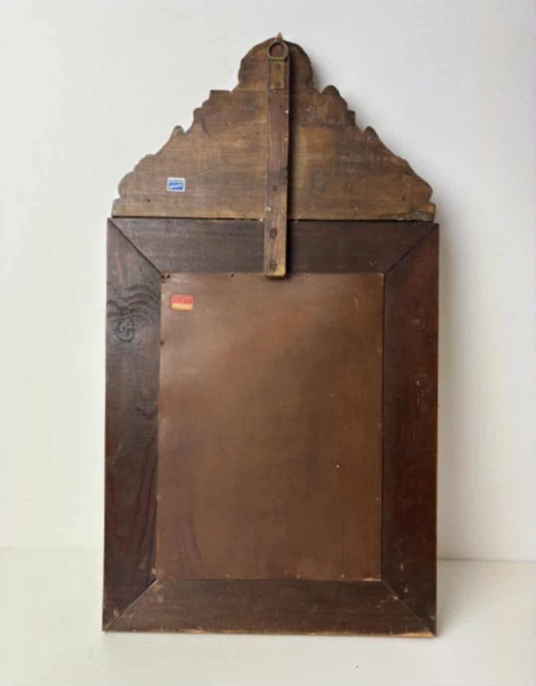 Wall cabinet with mirror from Netherlands (early 20th)