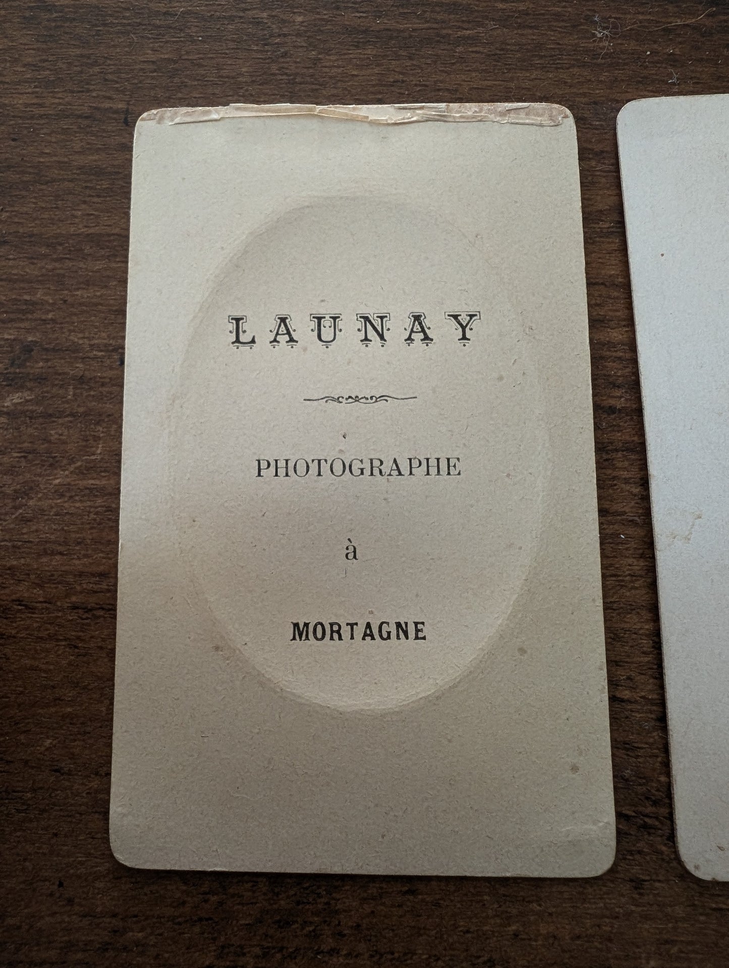 Set of two Post Mortem photos