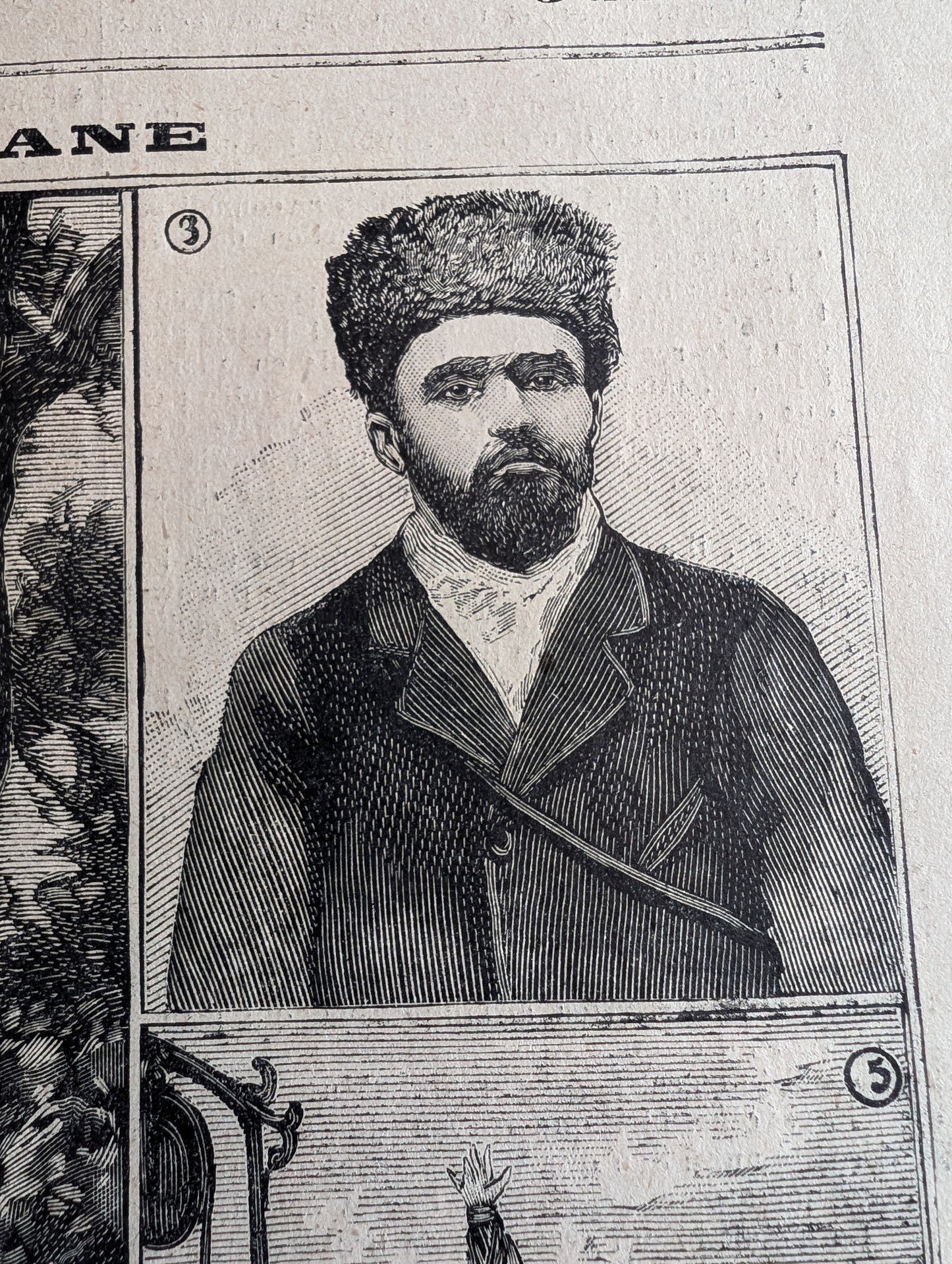 1897 original newspaper cover on the serial killer Joseph Vacher