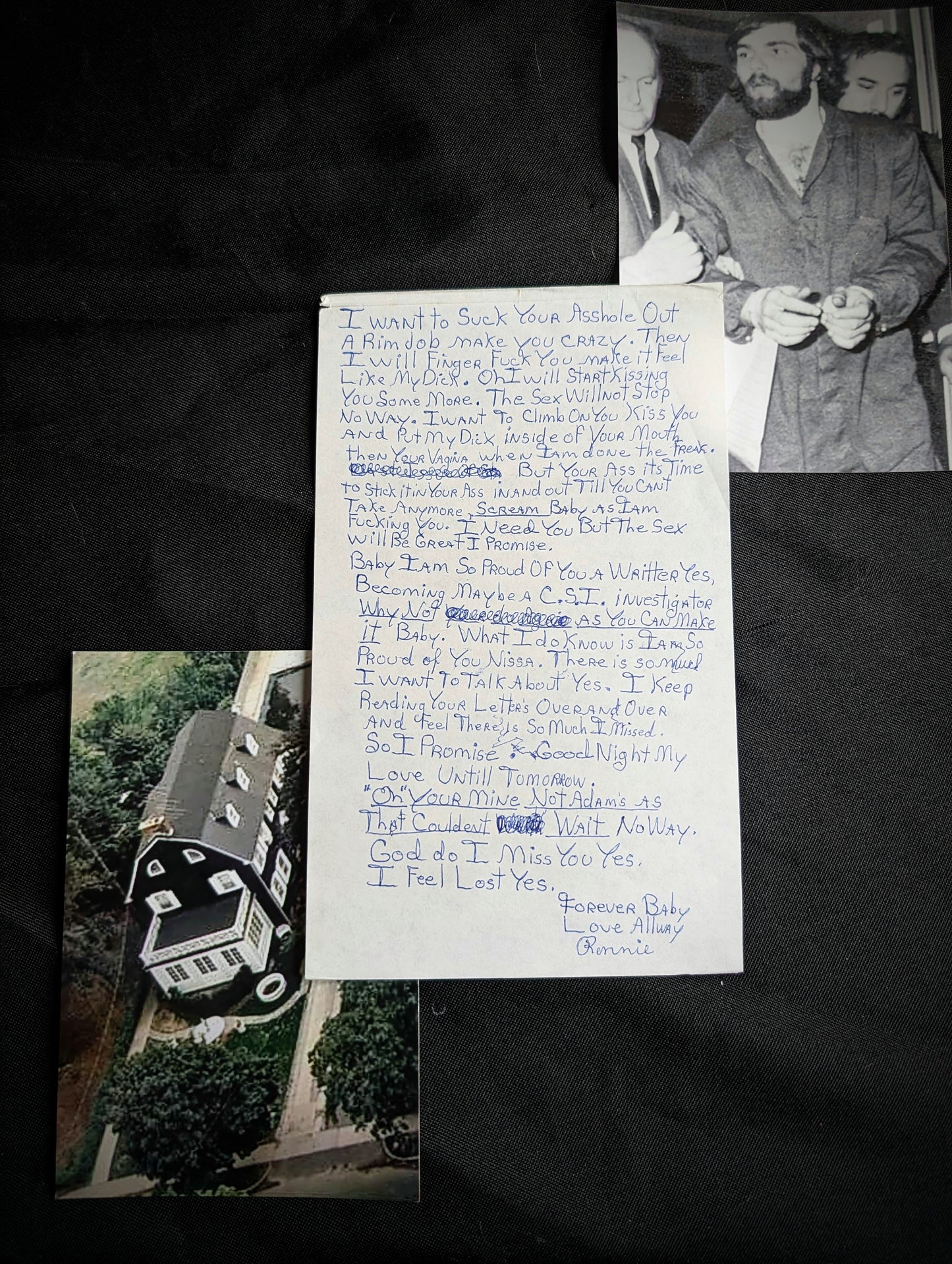 Amityville case (Original letter written by Ronald DeFeo)