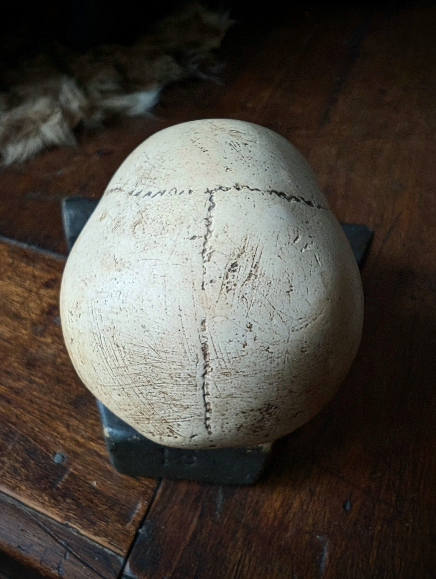 Old Memento Mori skull ashtray from the 1930's