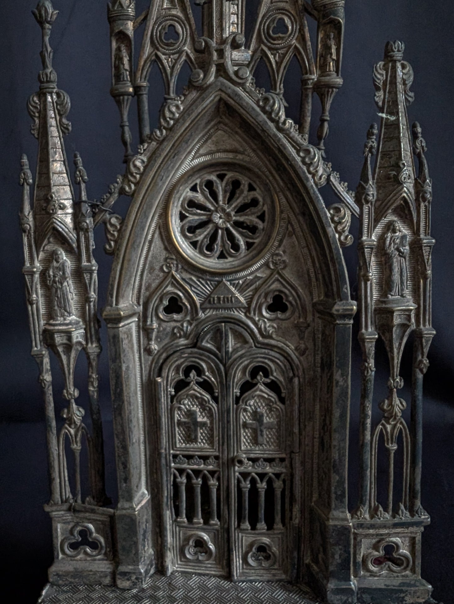 Antique 19th-century gothic prayer oratory