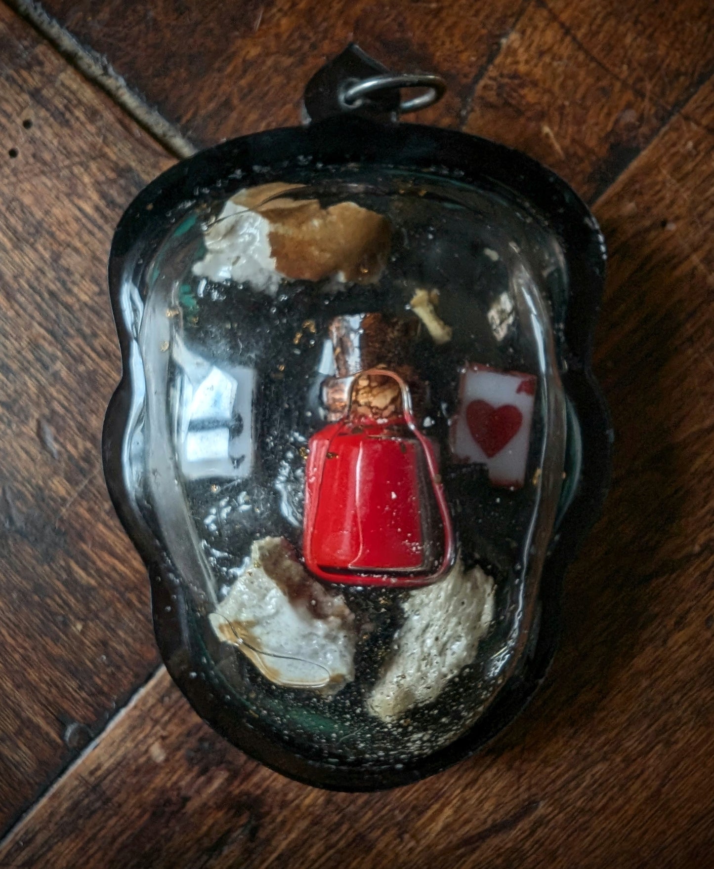Thai Occult Spirit Amulet Pendant in Resin (Handmade Protective Talisman) 8cm