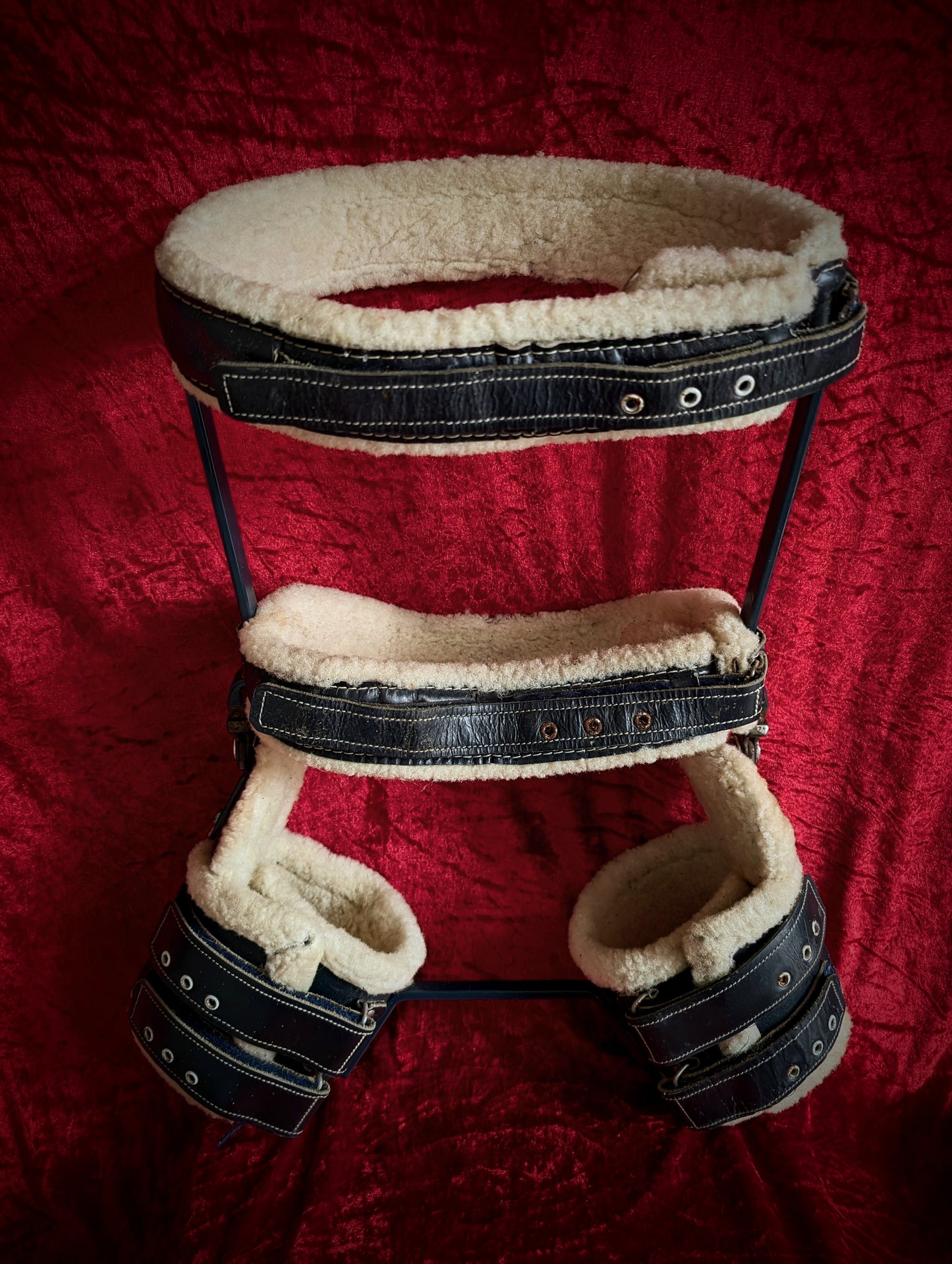 Antique orthopedic brace for child's hips (mid 20th from United kingdom)