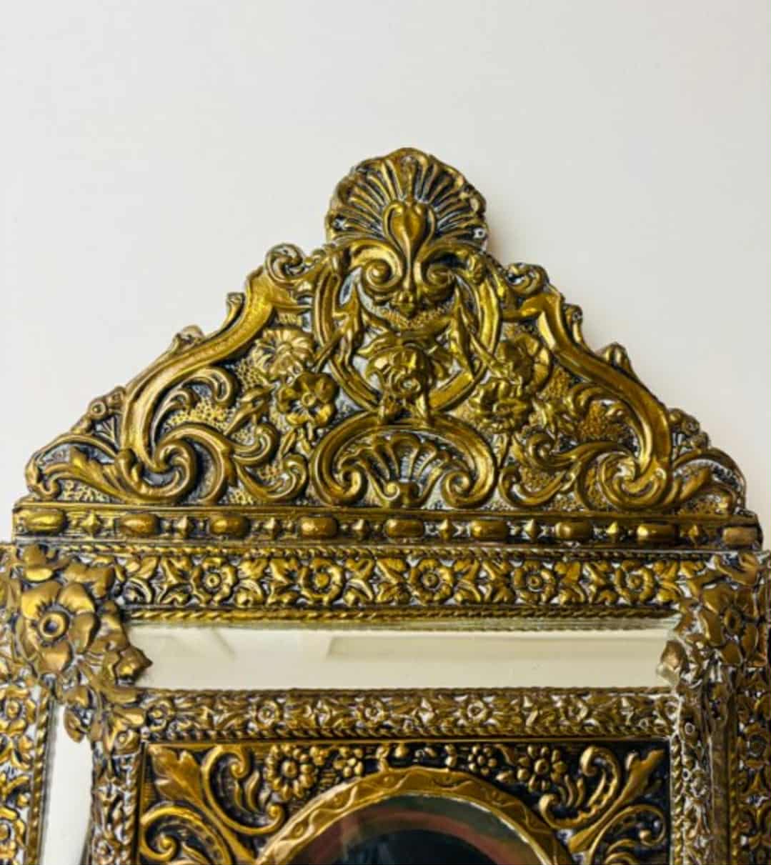 Wall cabinet with mirror from Netherlands (early 20th)