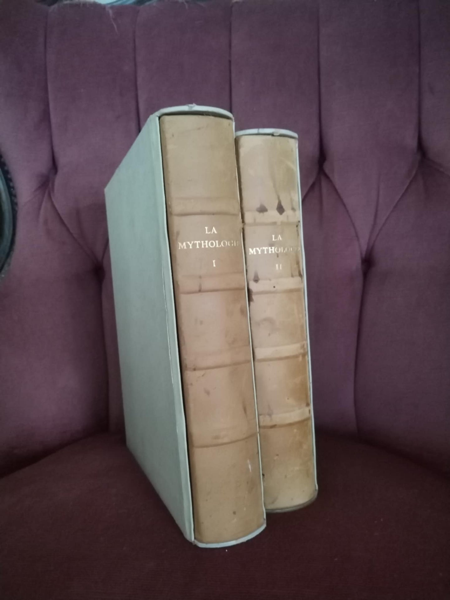 Coffret deux livres sur la Mythologie grecque édition 1964