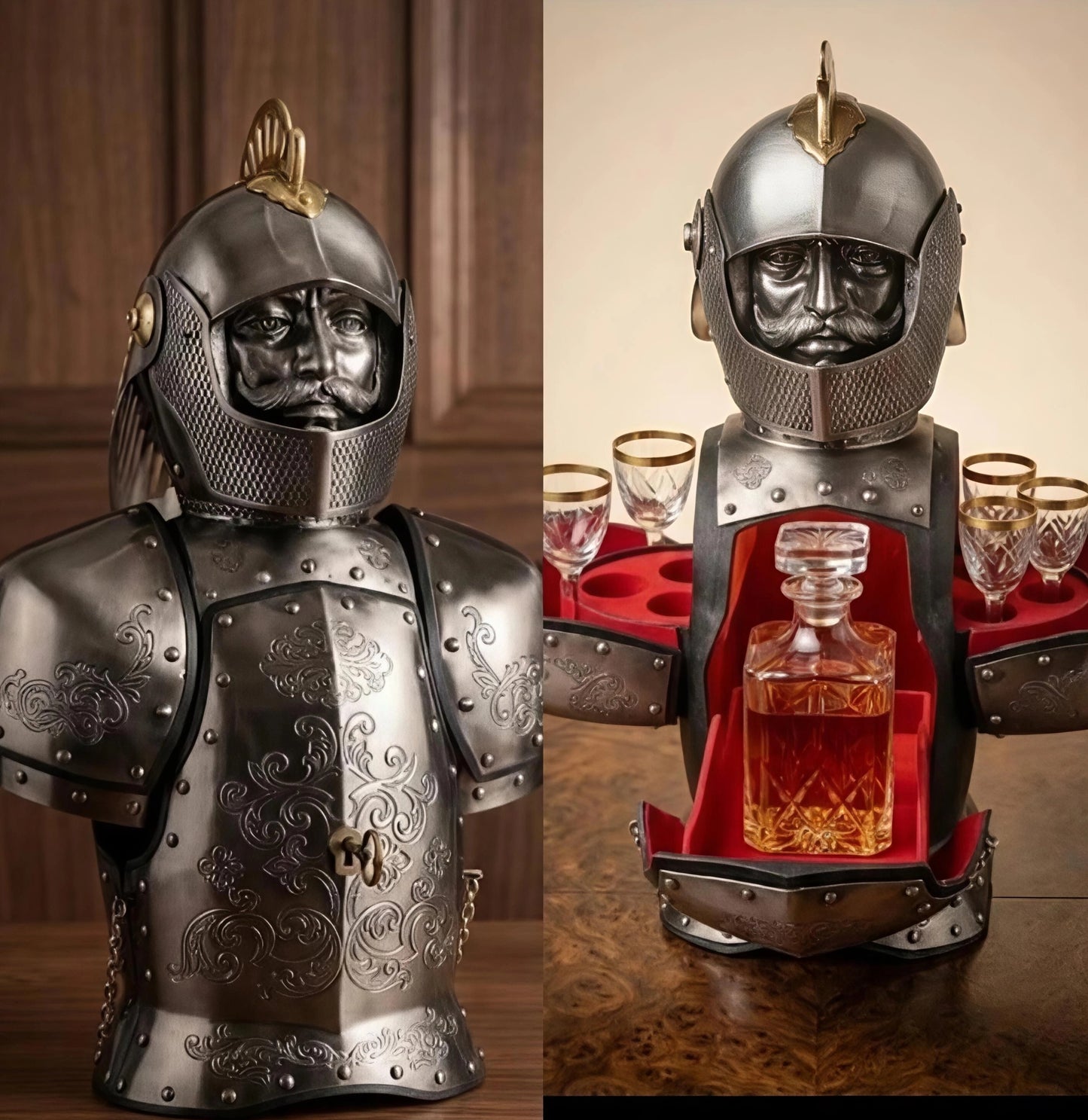 Medieval knight vintage bar (1960's)