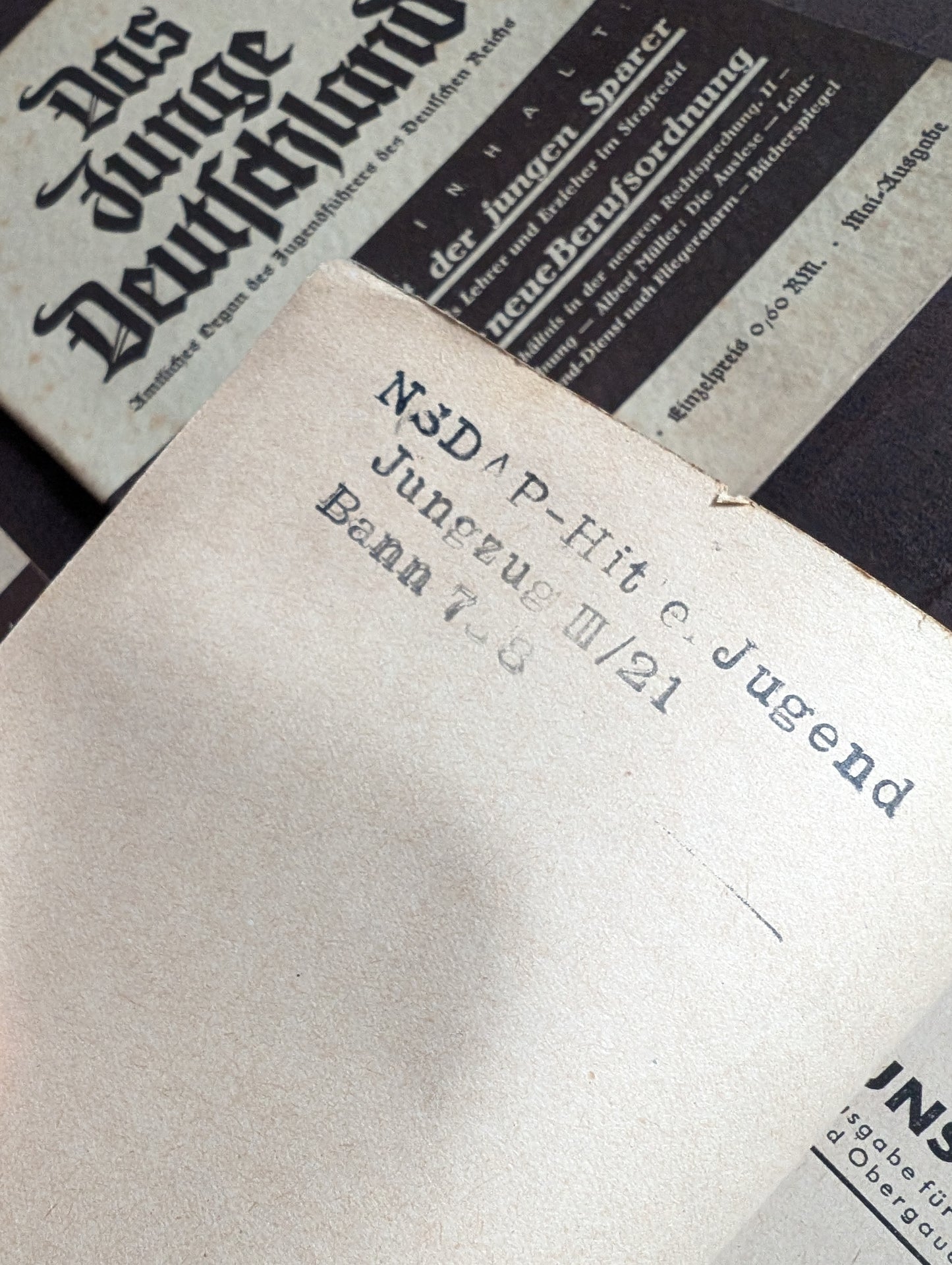 3 Hitlerjugend books from 1941