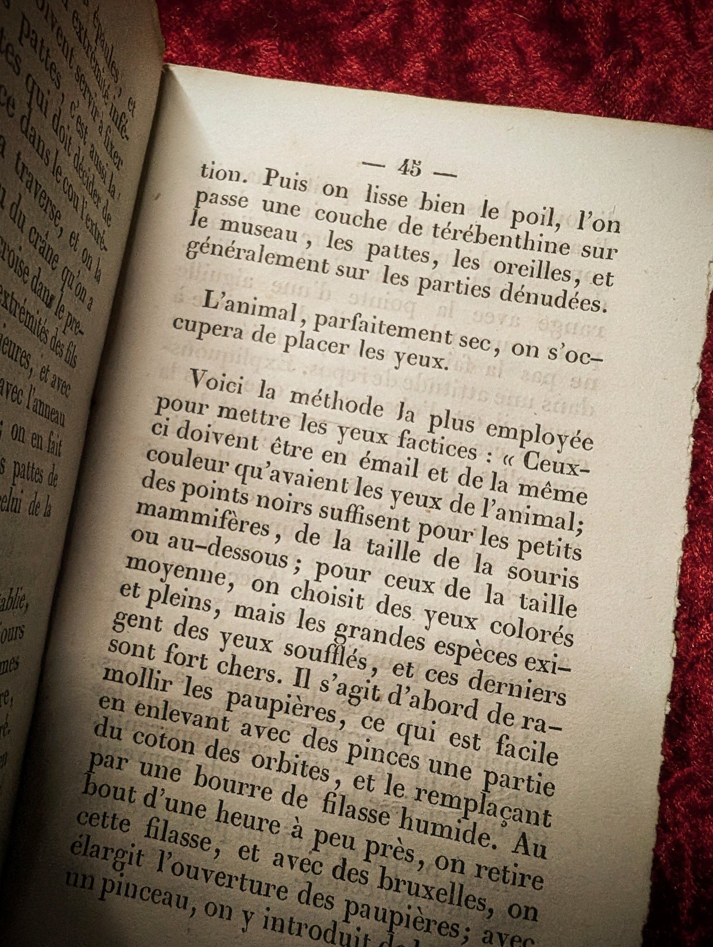 "Embaumement" Ancien livre de 1846 !