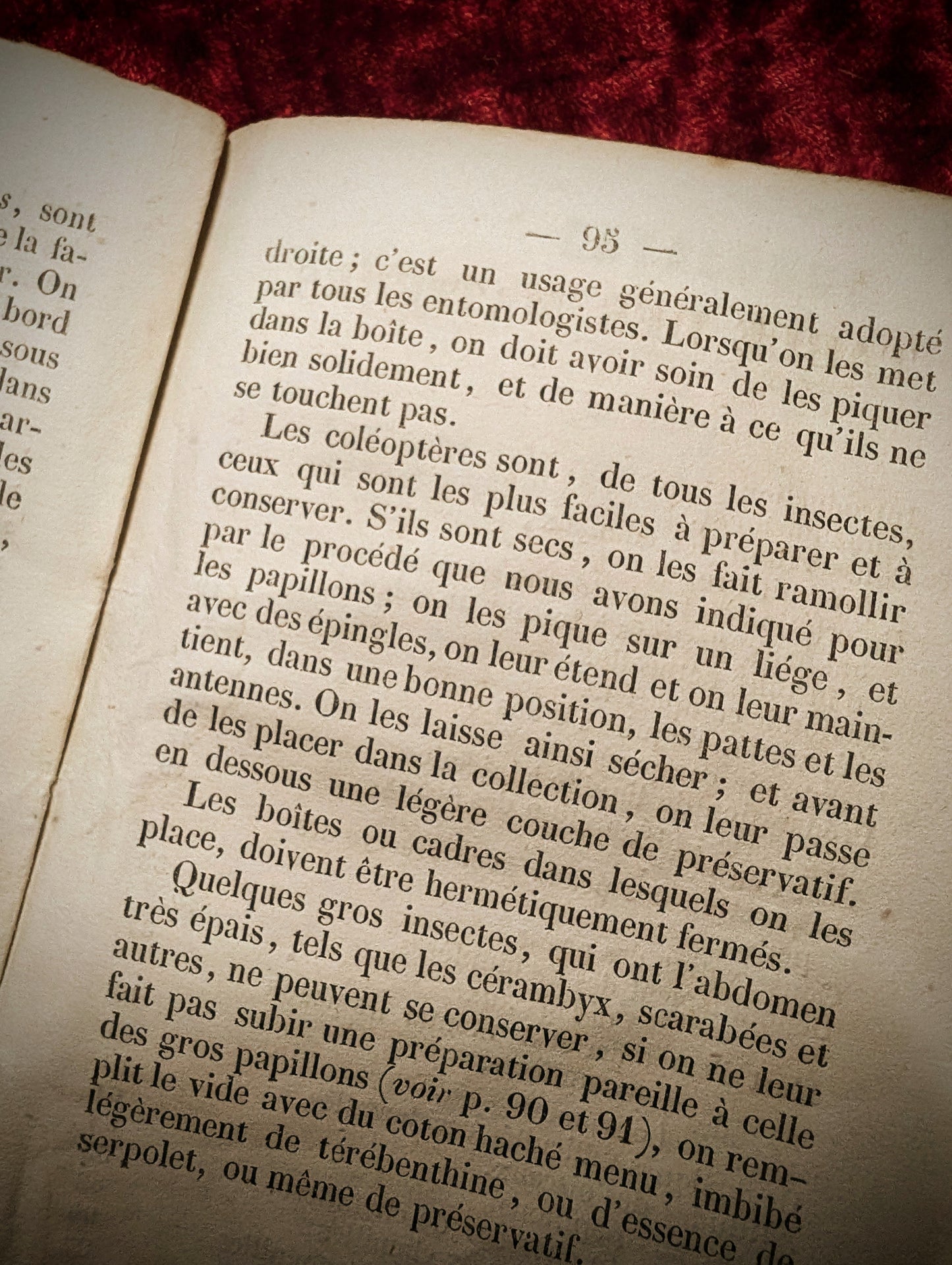 "Embaumement" Ancien livre de 1846 !