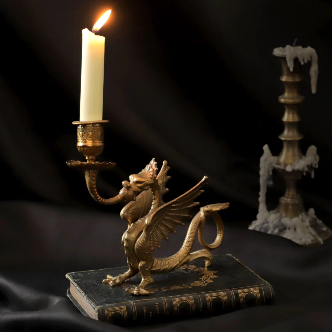 Dragon candle holder from the 19th