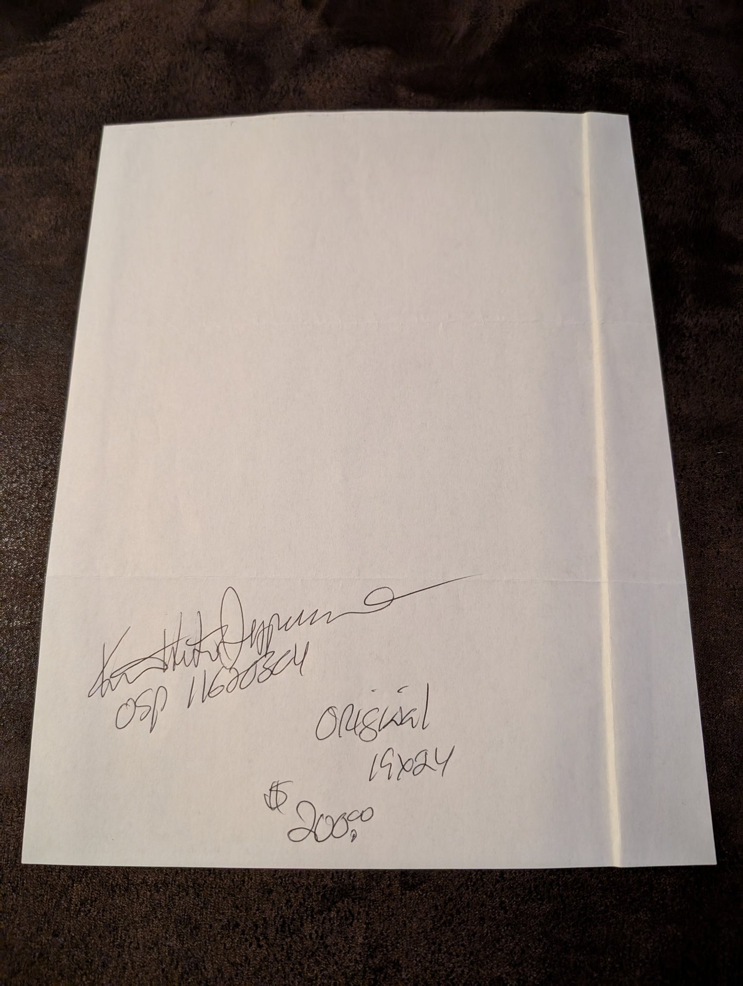 Artprint signed by Keith Jesperson (The Happy Face Killer)
