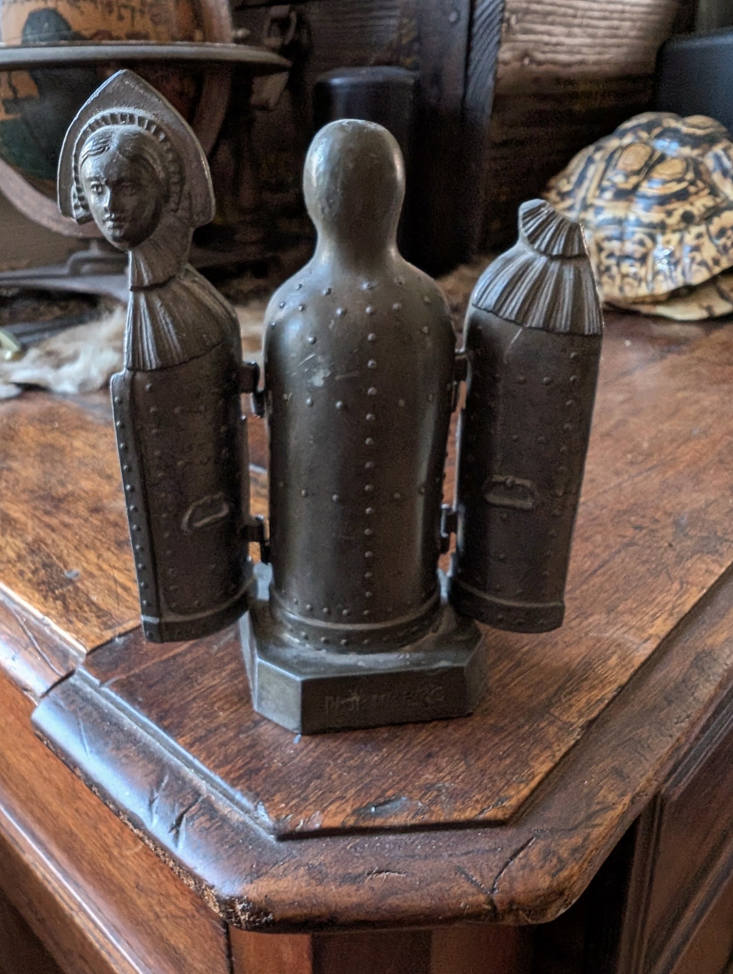 Rare antique miniature Iron Maiden from Nuremberg (Eiserne Jungfrau)