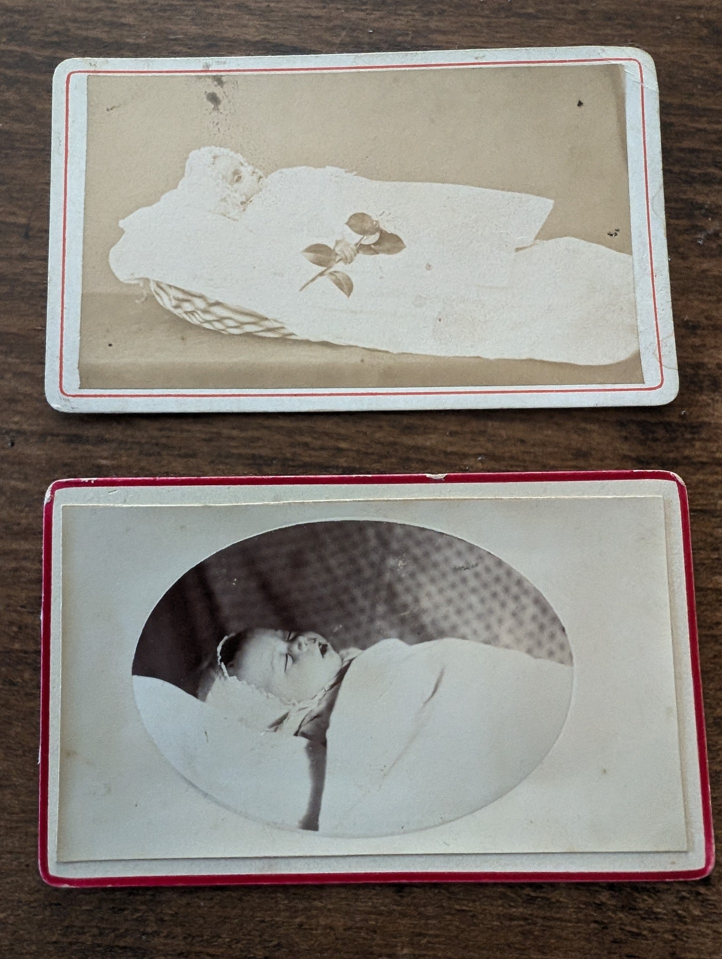 Set of two Post Mortem photos