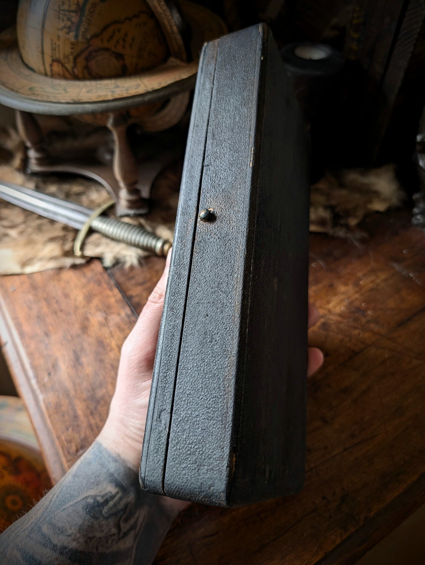 Antique 19th Century Dr. Potain Medical Aspirator box