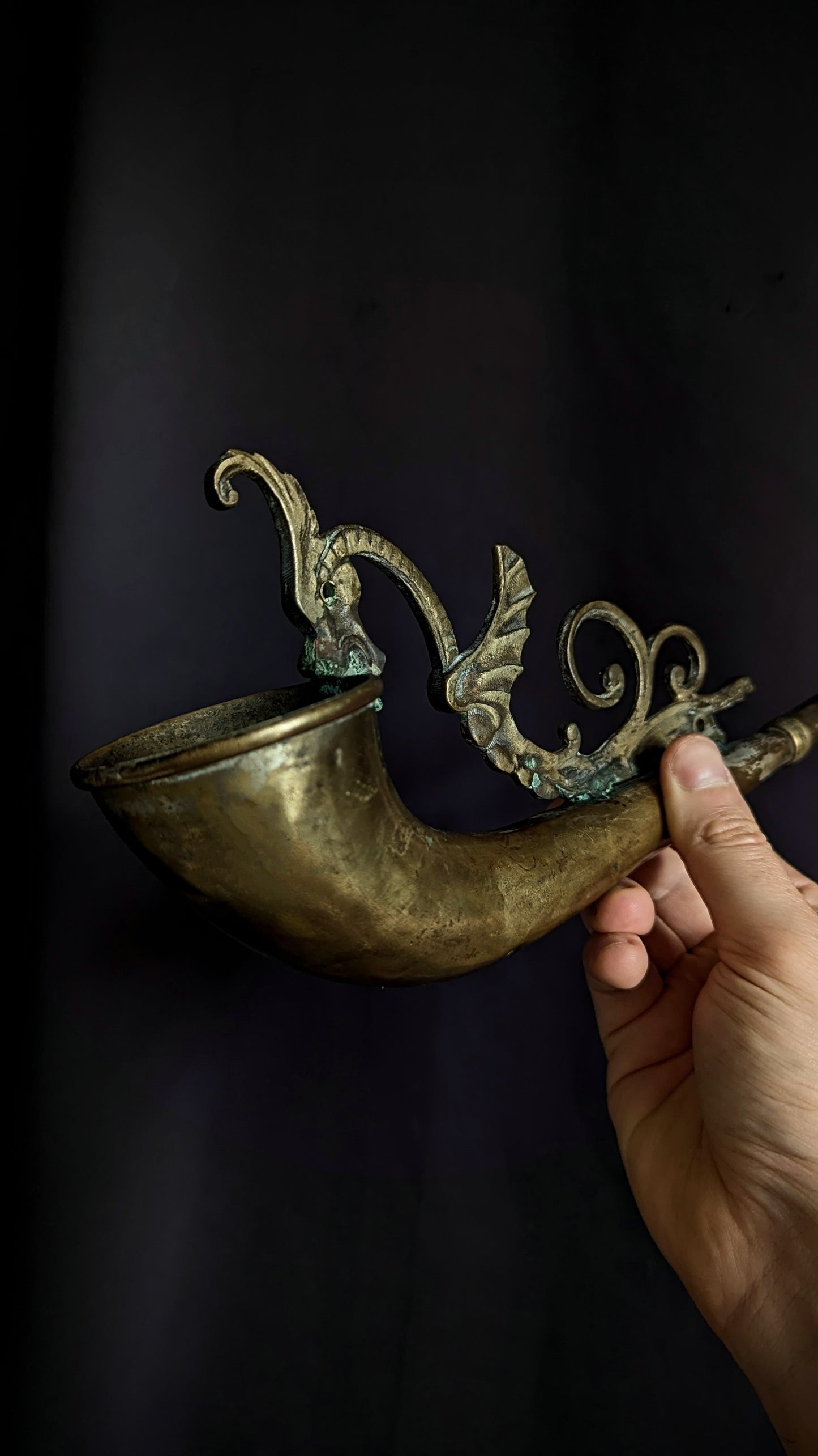 Hunting Horn with Dragon, late 19th