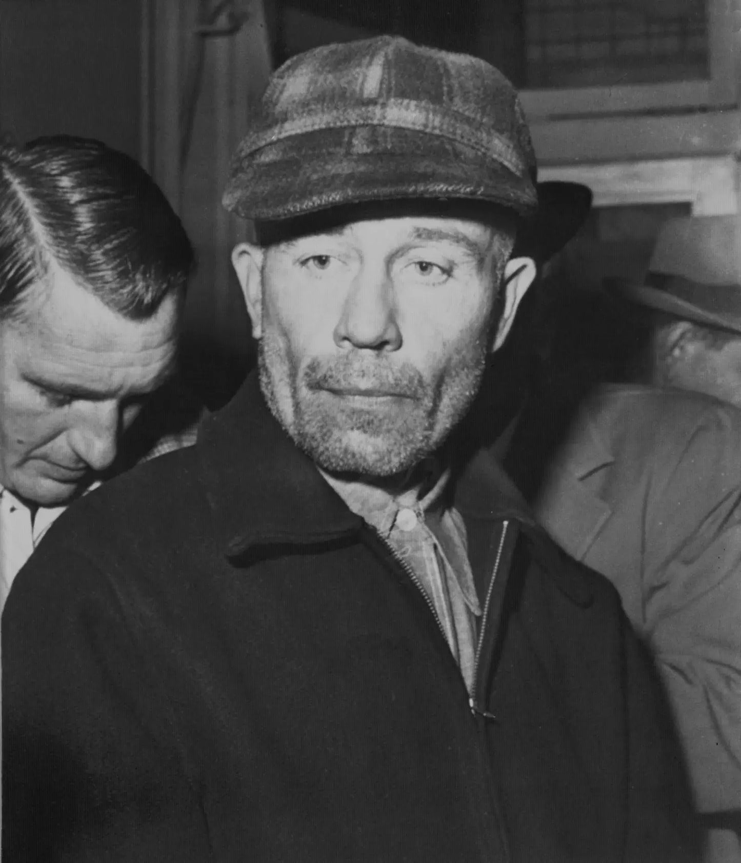 Original fence from Ed Gein's farm in frame