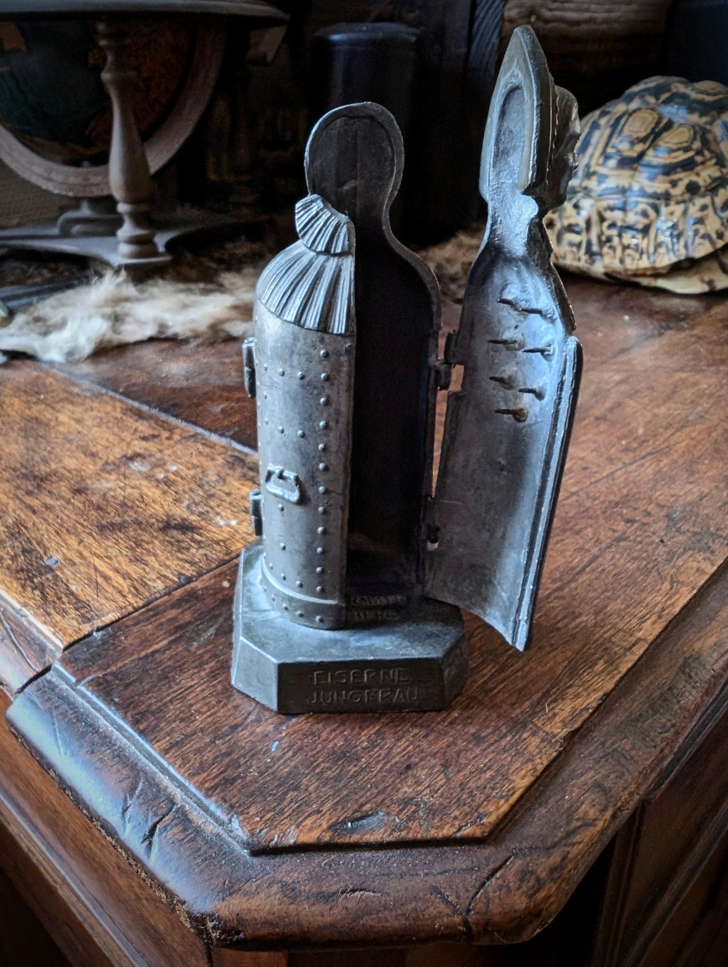 Rare antique miniature Iron Maiden from Nuremberg (Eiserne Jungfrau)