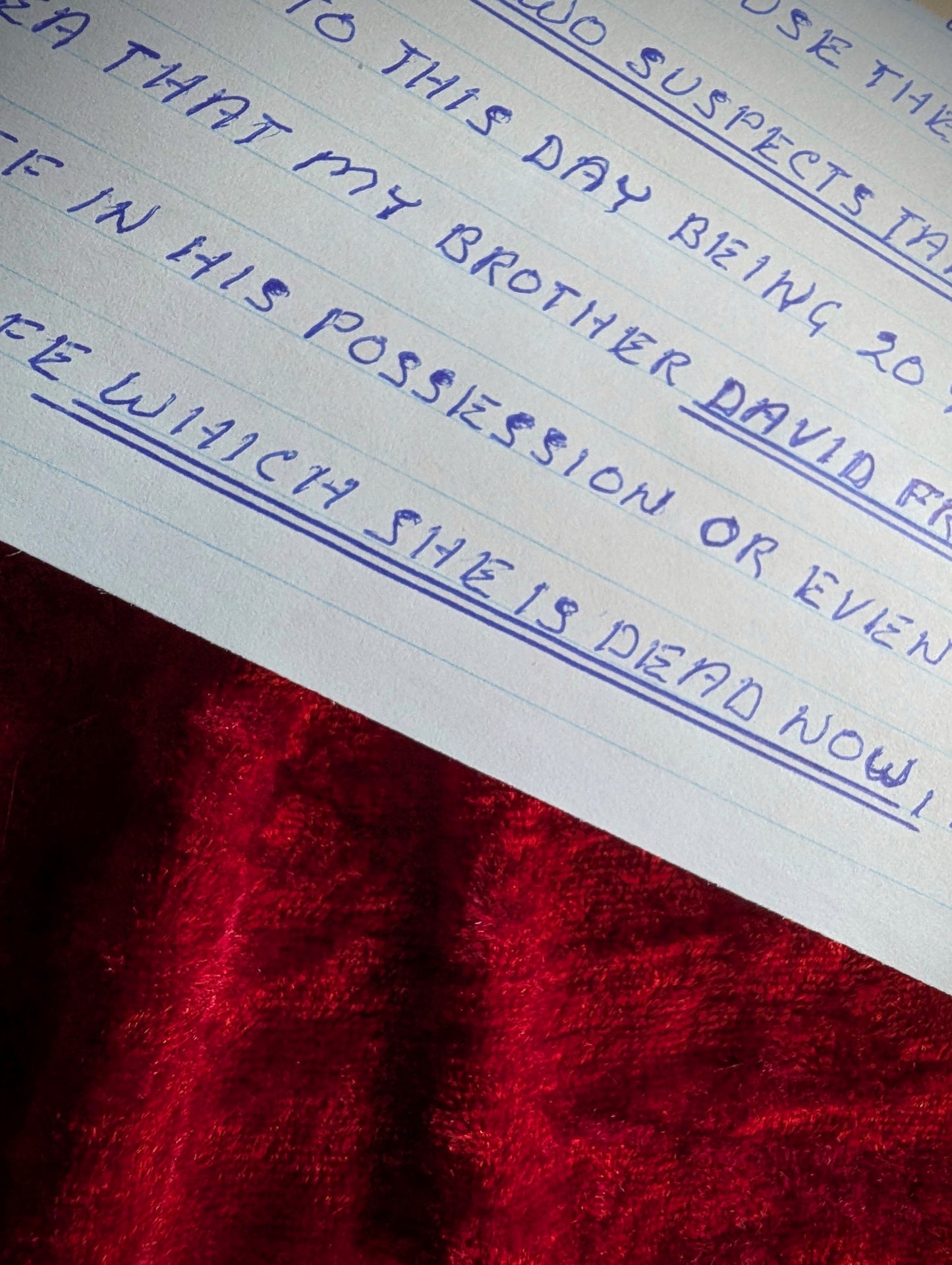 Original letter written by the serial killer Robert Pickton (the Pig Farmer Killer) 5 pages+envelope