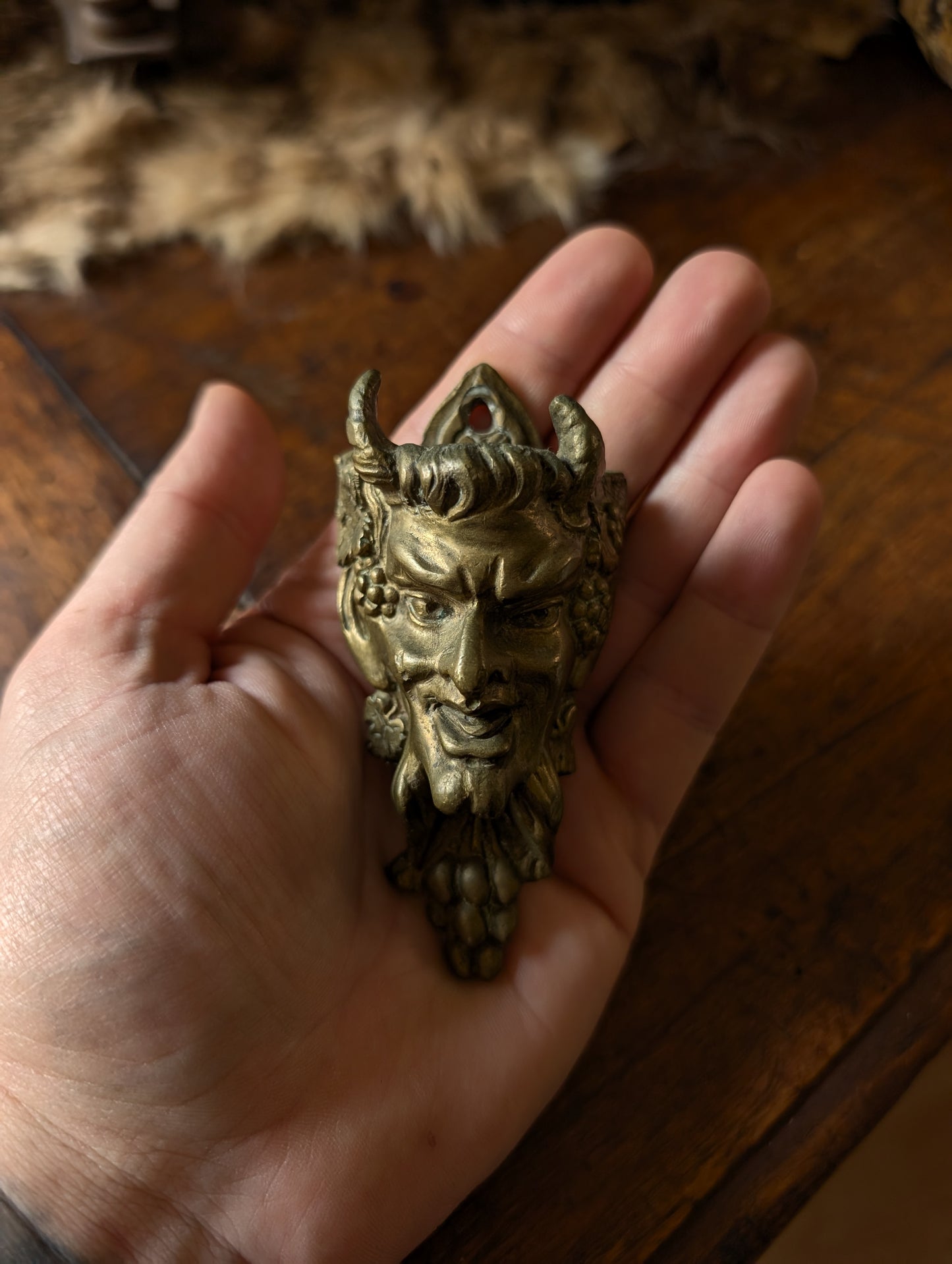 Antique Pyrogen Devil's head 19th