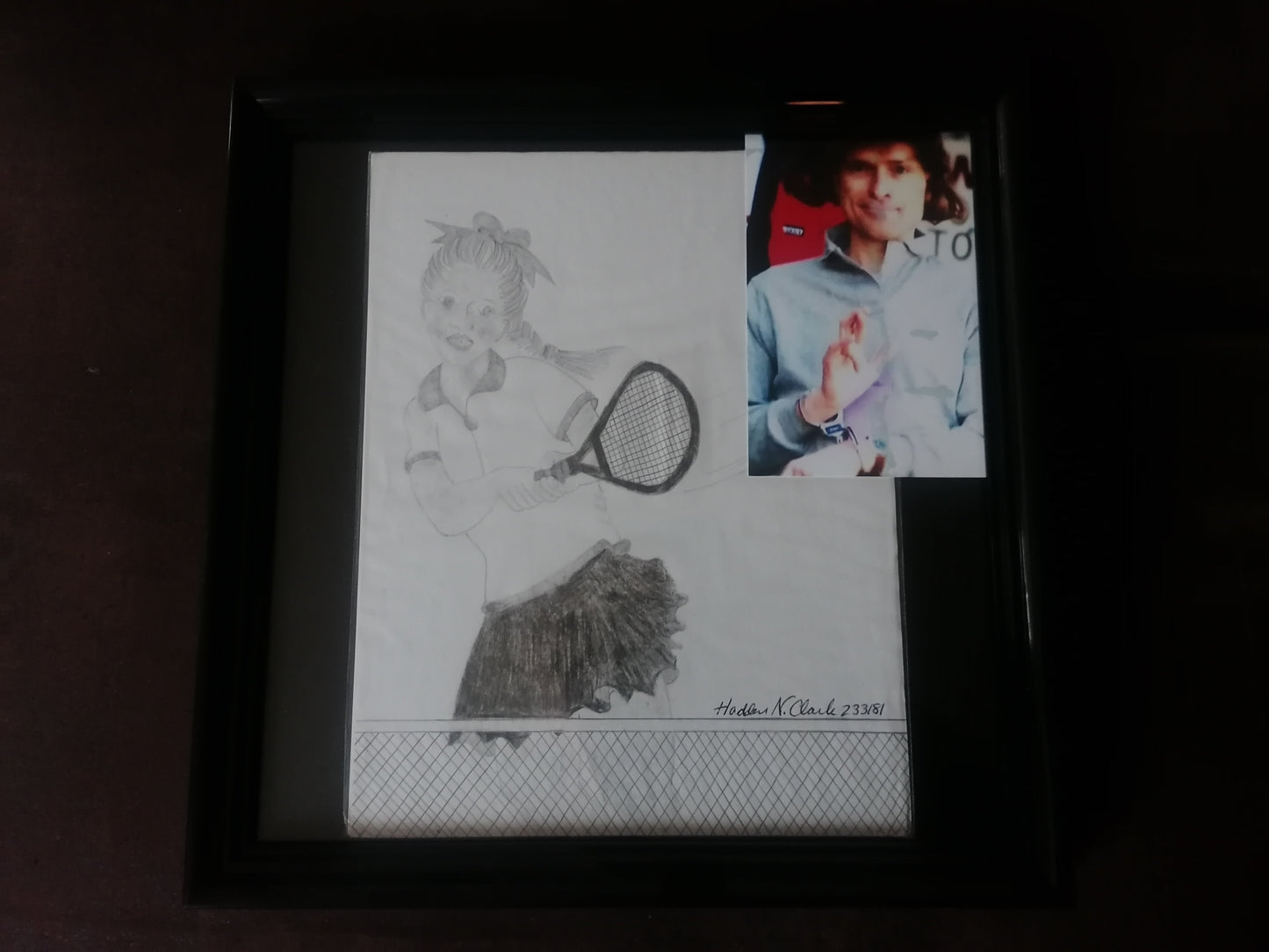 Hadden Clark's Artwork in frame cannibal killer