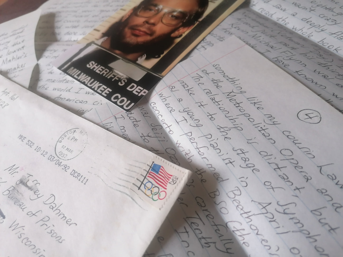 Letter for Jeffrey Dahmer 1992