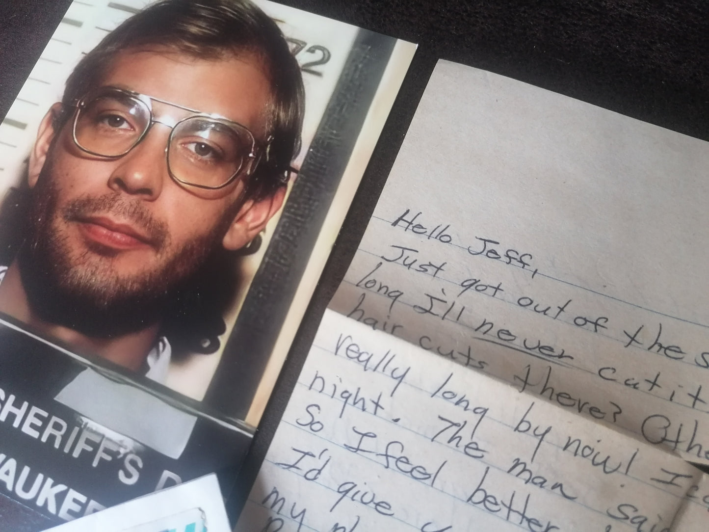 Letter for Jeffrey Dahmer 1992