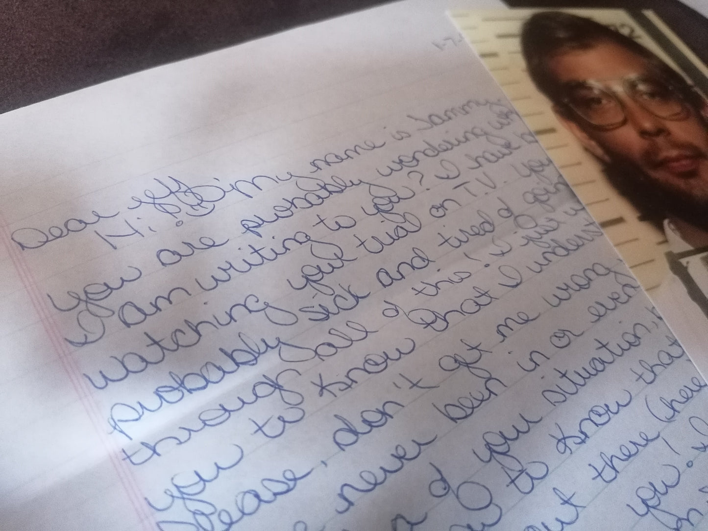 Letter for Jeffrey Dahmer 1992