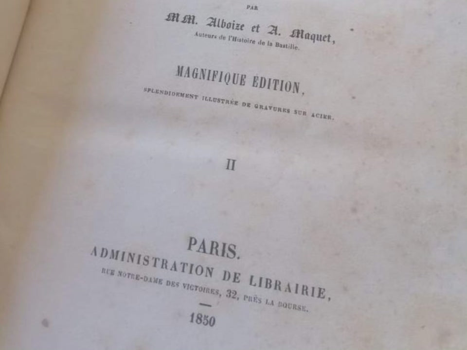 Anciens livres sur "les Prisons de l'Europe" de 1845 à 1851 