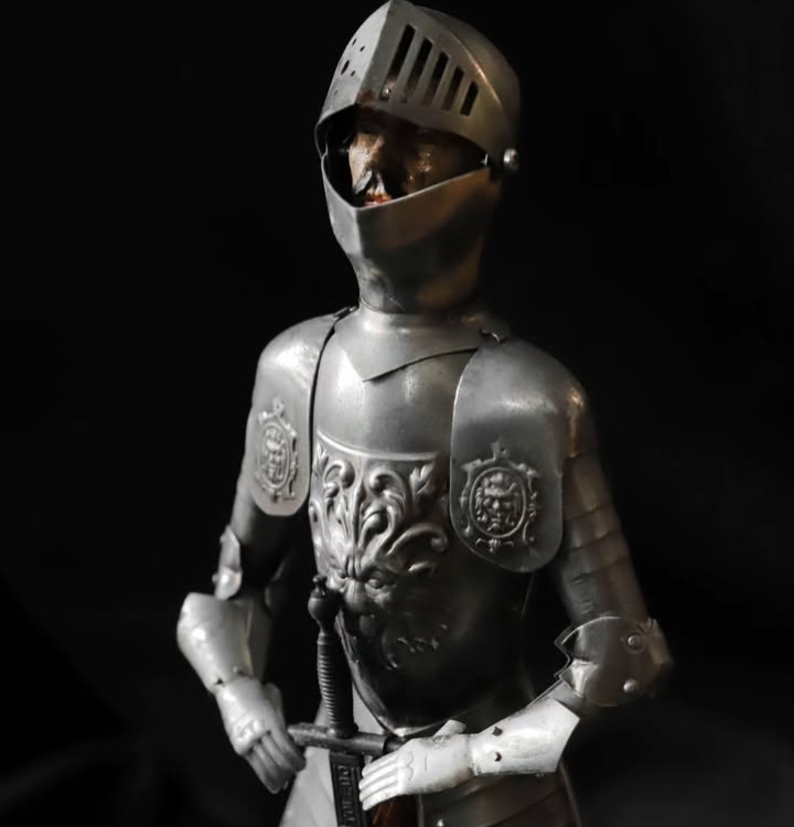 Vintage Knight statue