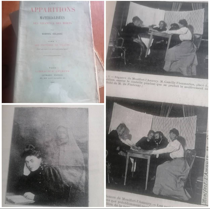 Livres "les Apparitions Matérialisées" de 1909 spiritisme et fantômes 2 tomes