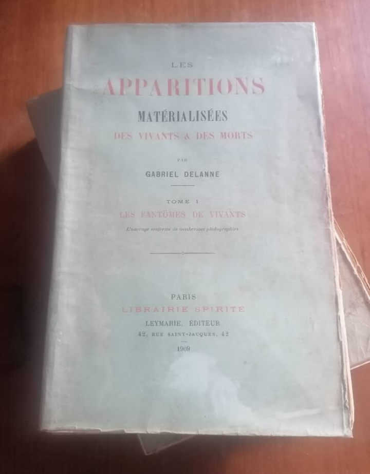 Livres "les Apparitions Matérialisées" de 1909 spiritisme et fantômes 2 tomes