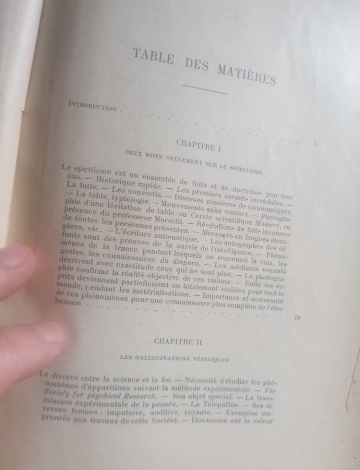 Livres "les Apparitions Matérialisées" de 1909 spiritisme et fantômes 2 tomes