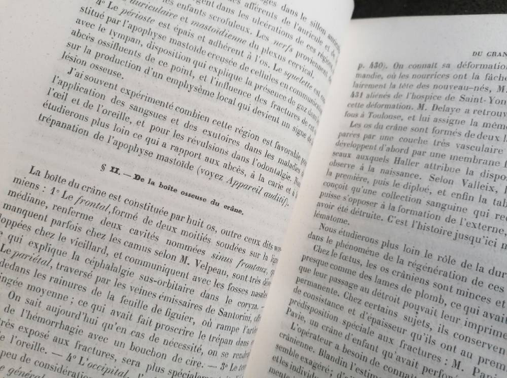 Anatomie topographique médico-chirurgicale, livre ancien de 1857