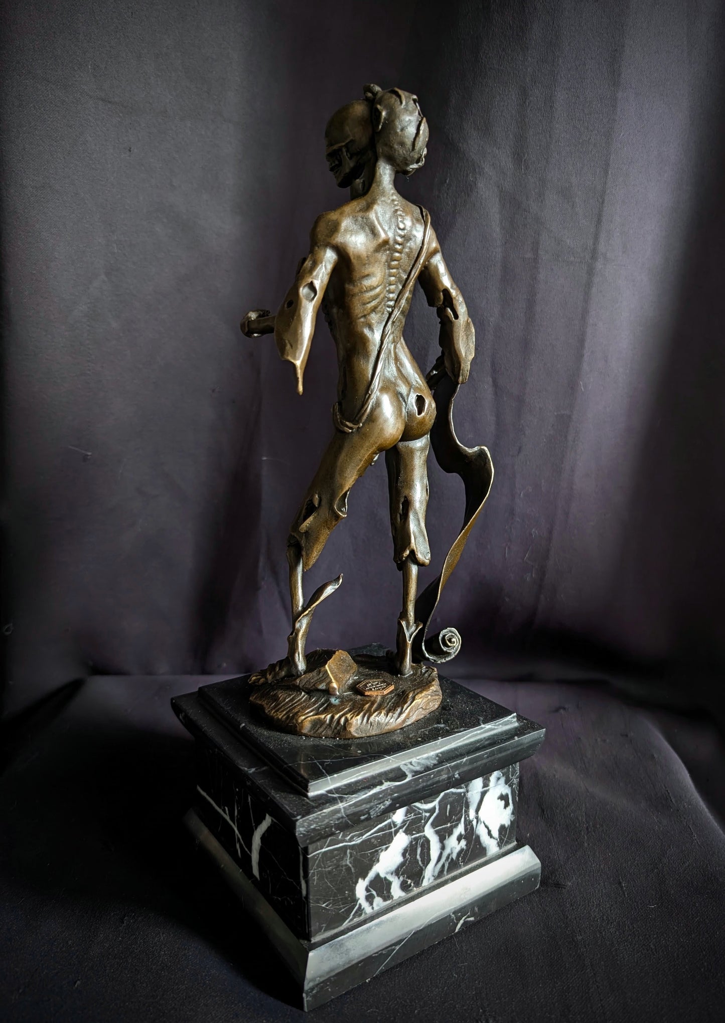 Figure of Death - Bronze Memento Mori – After Hans Leinberger 1520's