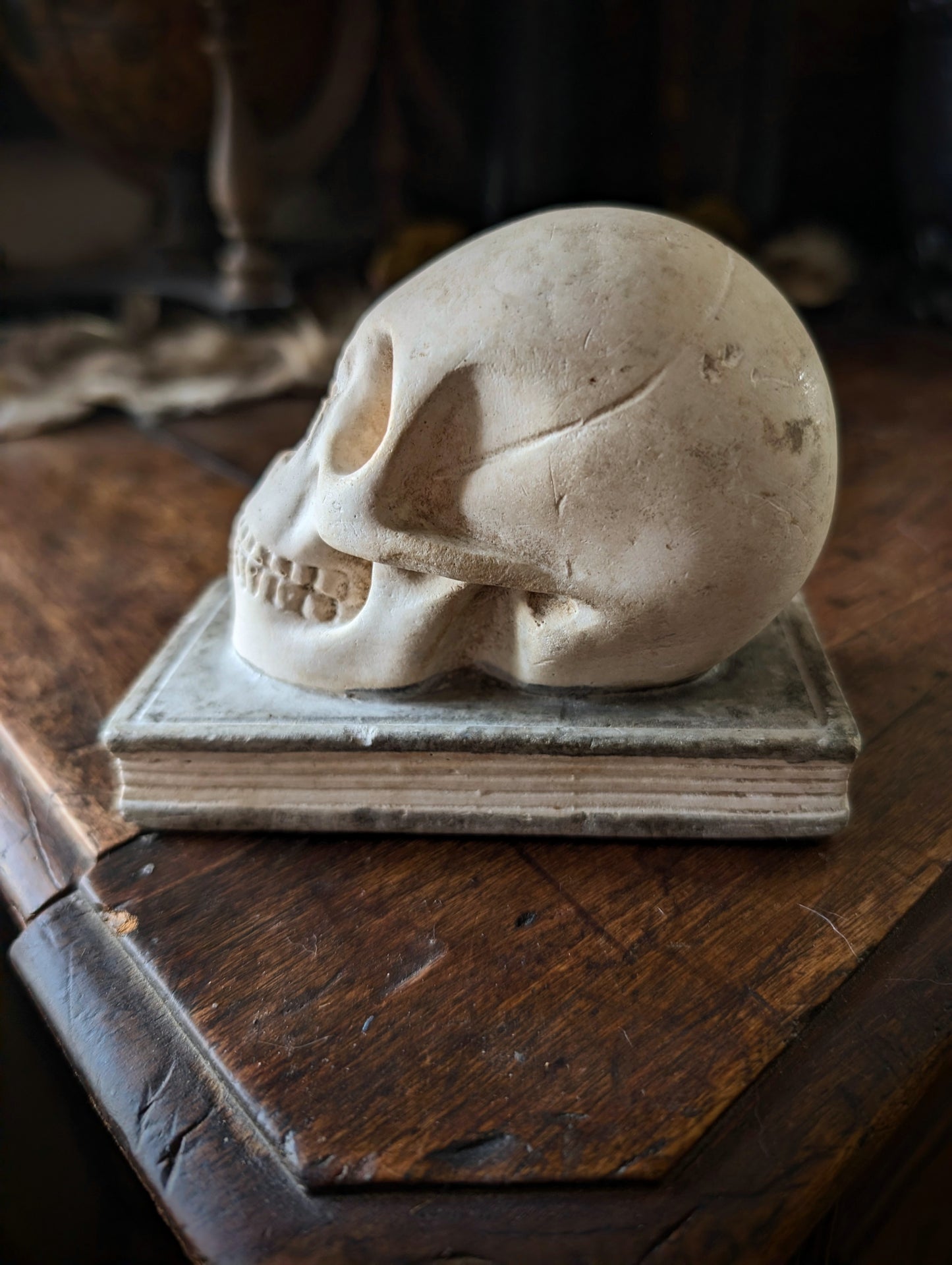 Antique "Memento Mori" paperweight