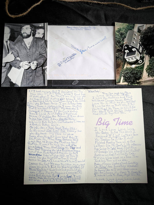 Ronald DeFeo card written and signed (Amityville case)