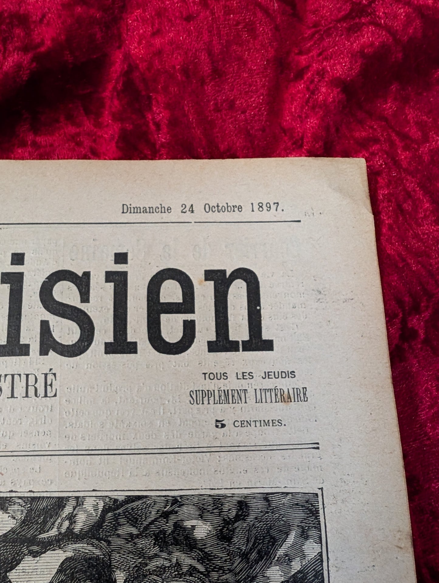 Original 1897 Newspapers - Serial Killer Joseph Vacher Case