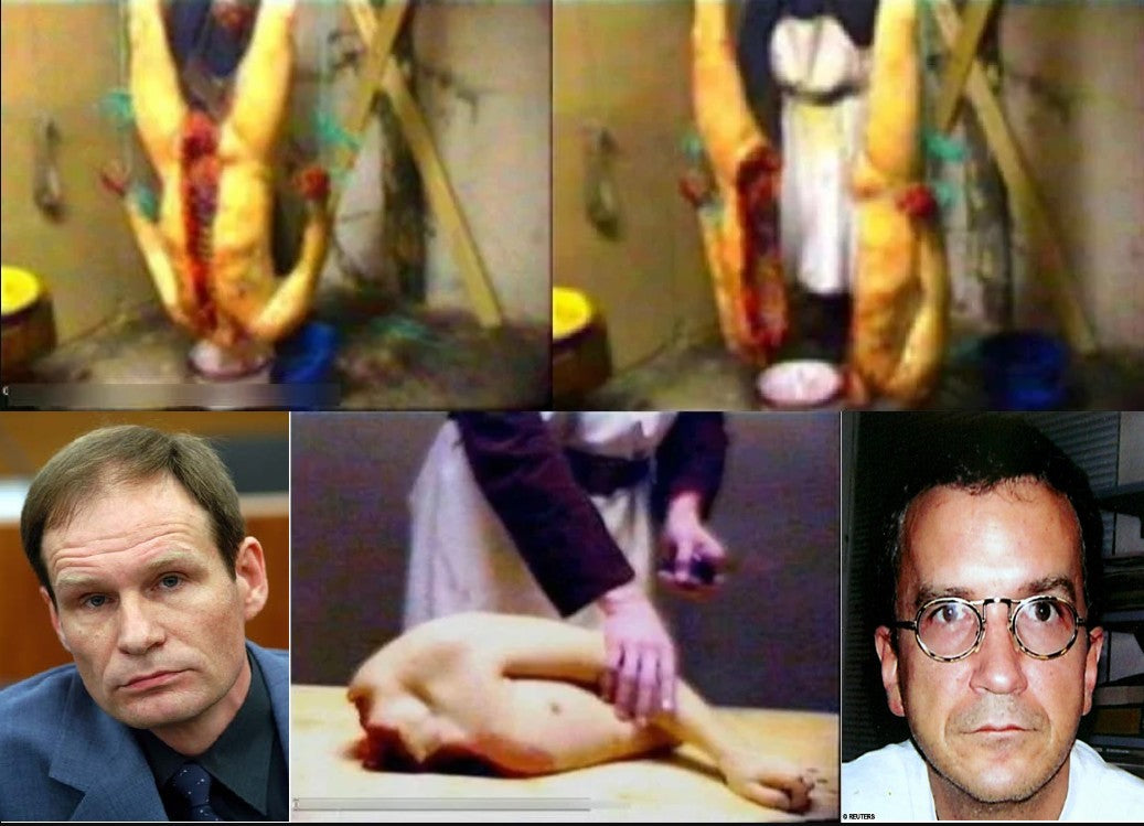 Real Cannibal Plate owned by Armin Meiwes