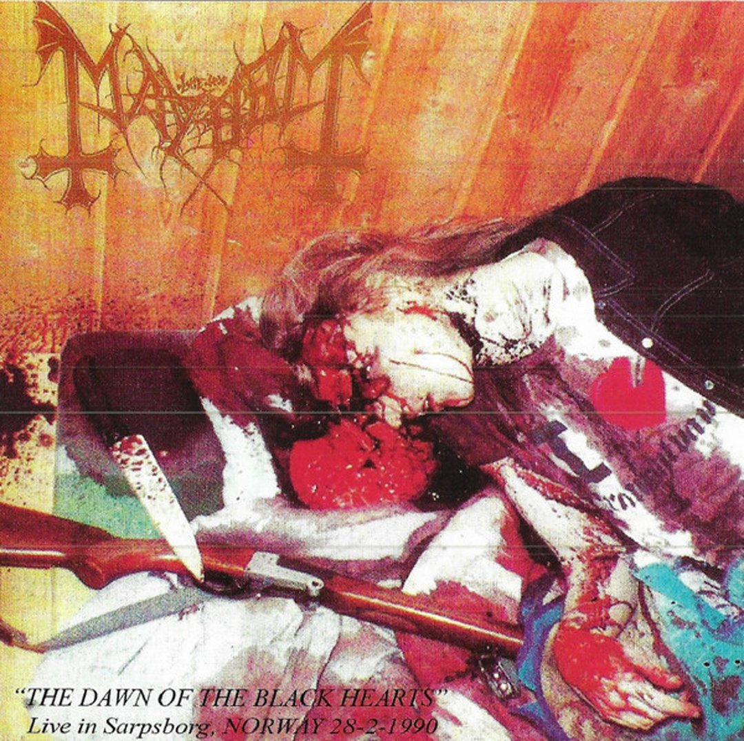 Original letter written in marker by Pelle "DEAD" Ohlin from the Black Metal band  Mayhem 1990 (Very Rare)