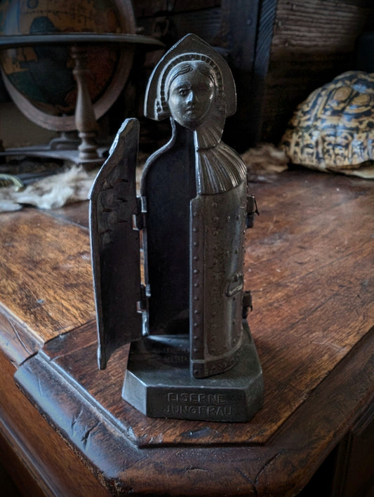 Rare antique miniature Iron Maiden from Nuremberg (Eiserne Jungfrau)