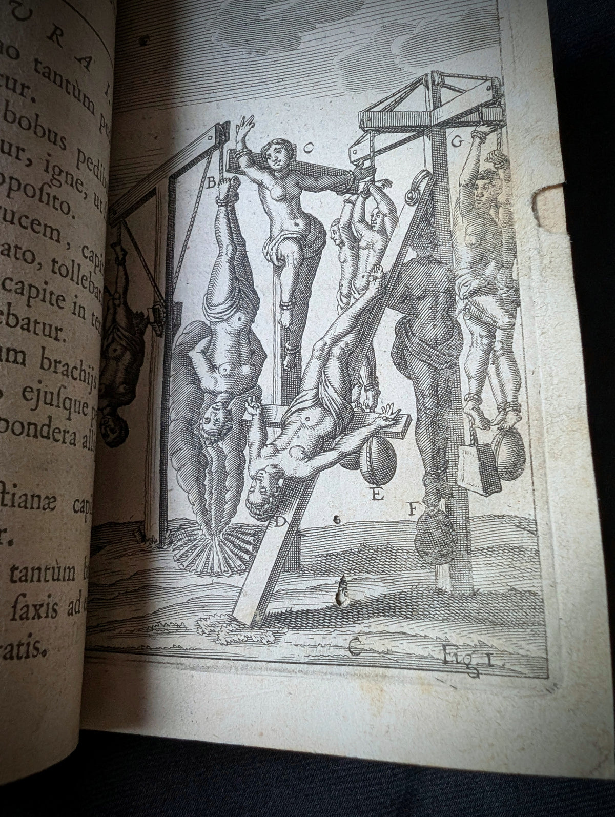 OLD RARE BOOK 17TH-CENTURY ILLUSTRATED WORK ON THE TORTURES OF MARTYRS — 1667