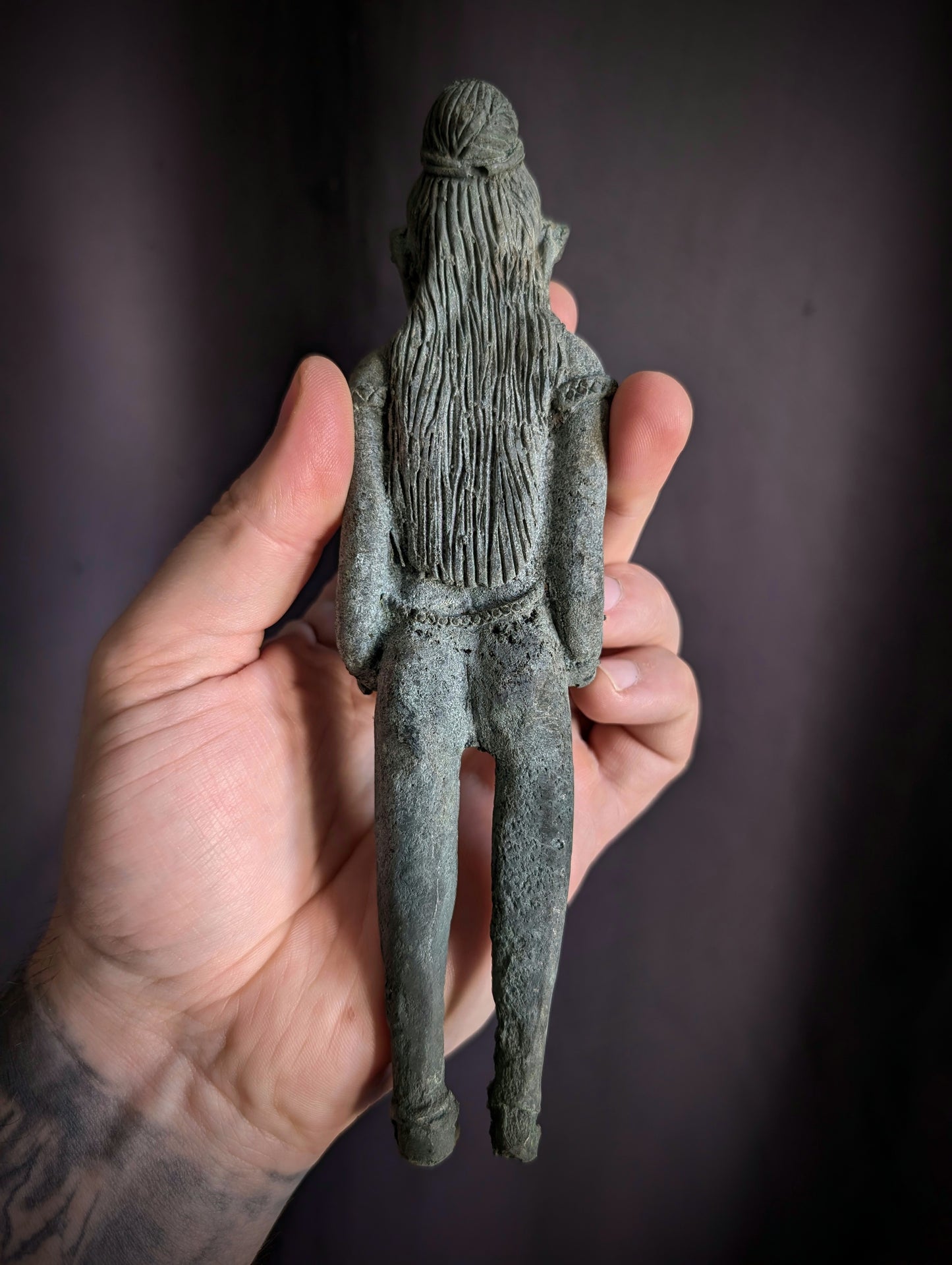 An old metal buddhist altar statue for sex & fertility (Erotic thai occult)