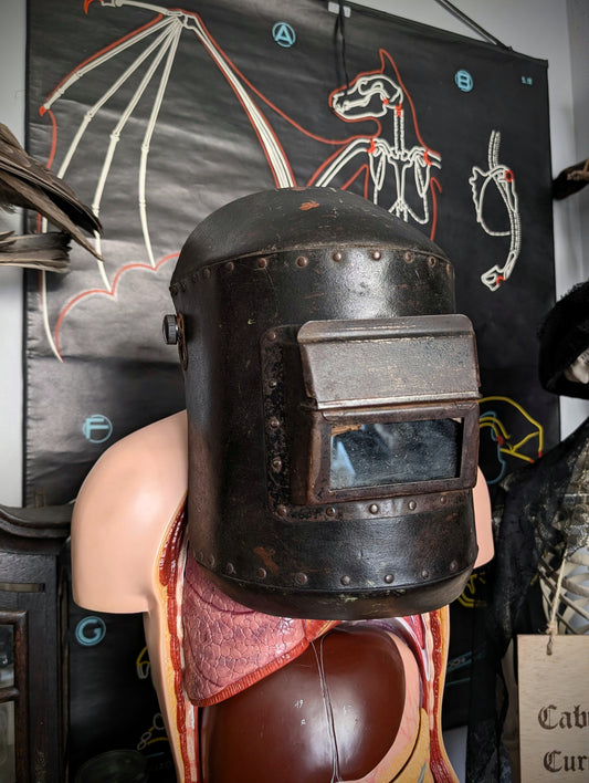 Original 1940s welder's mask