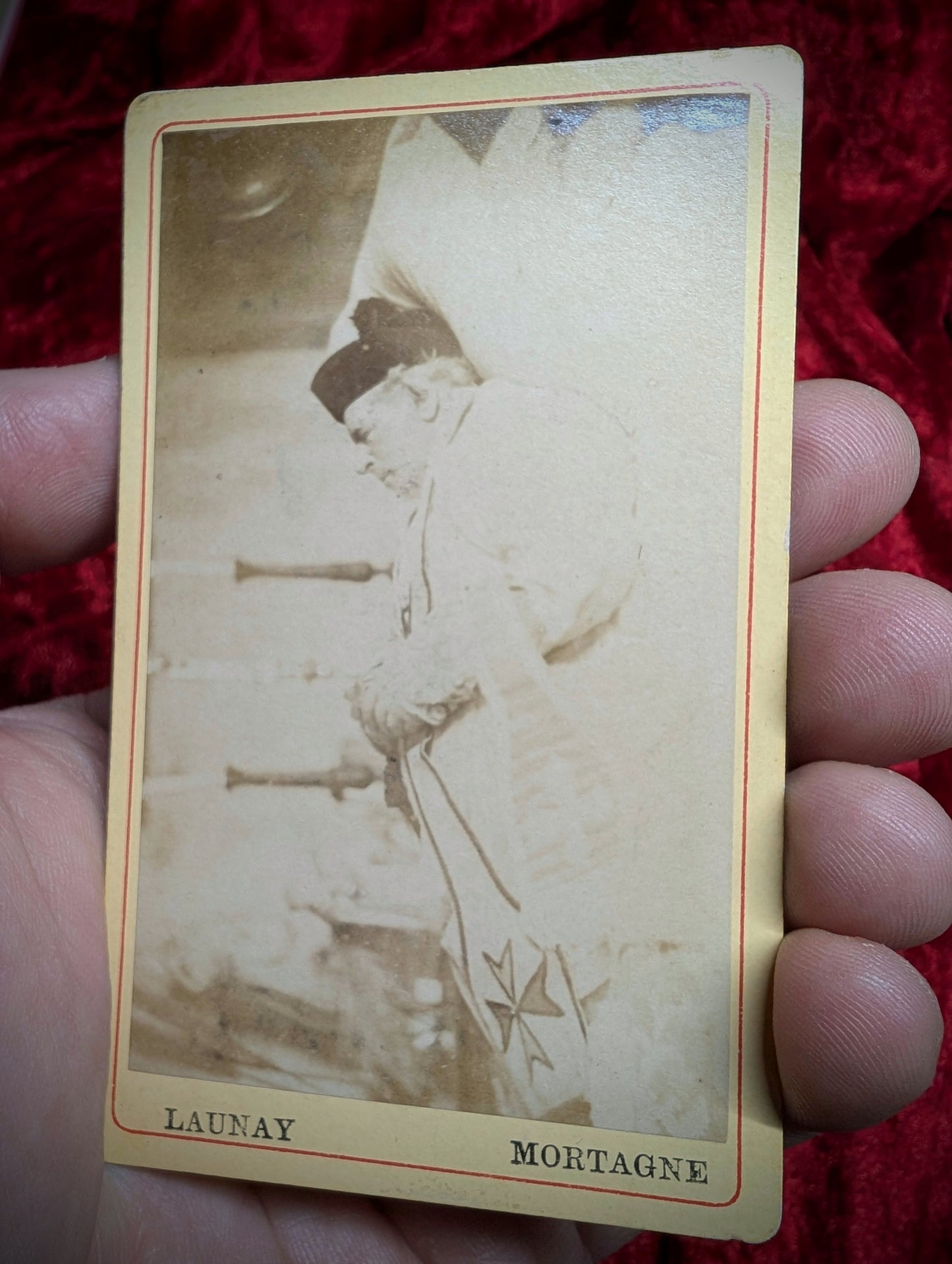 Antique Post Mortem photo of a priest (1890's)