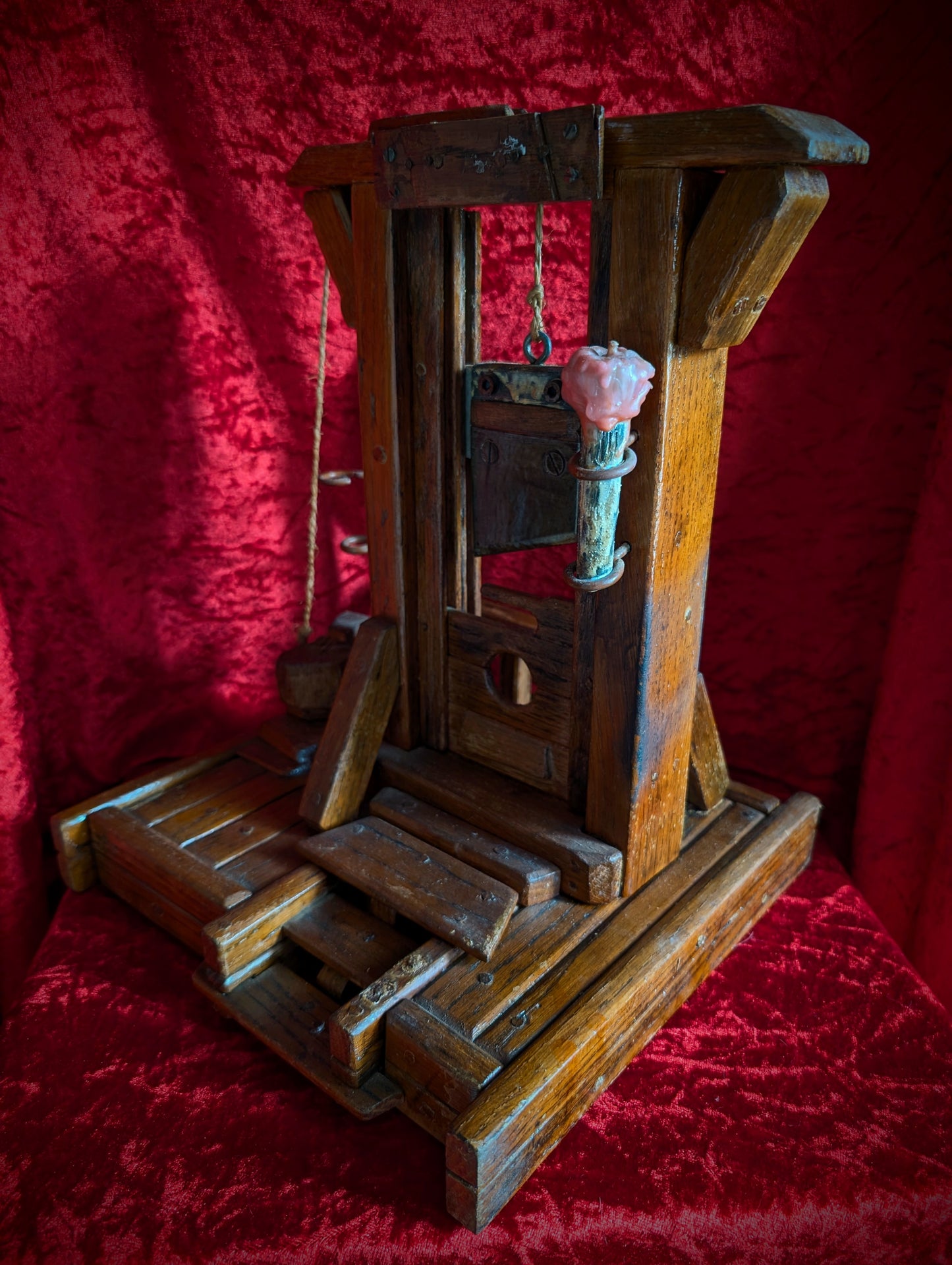 Antique wooden Guillotine made in the mid-20th century