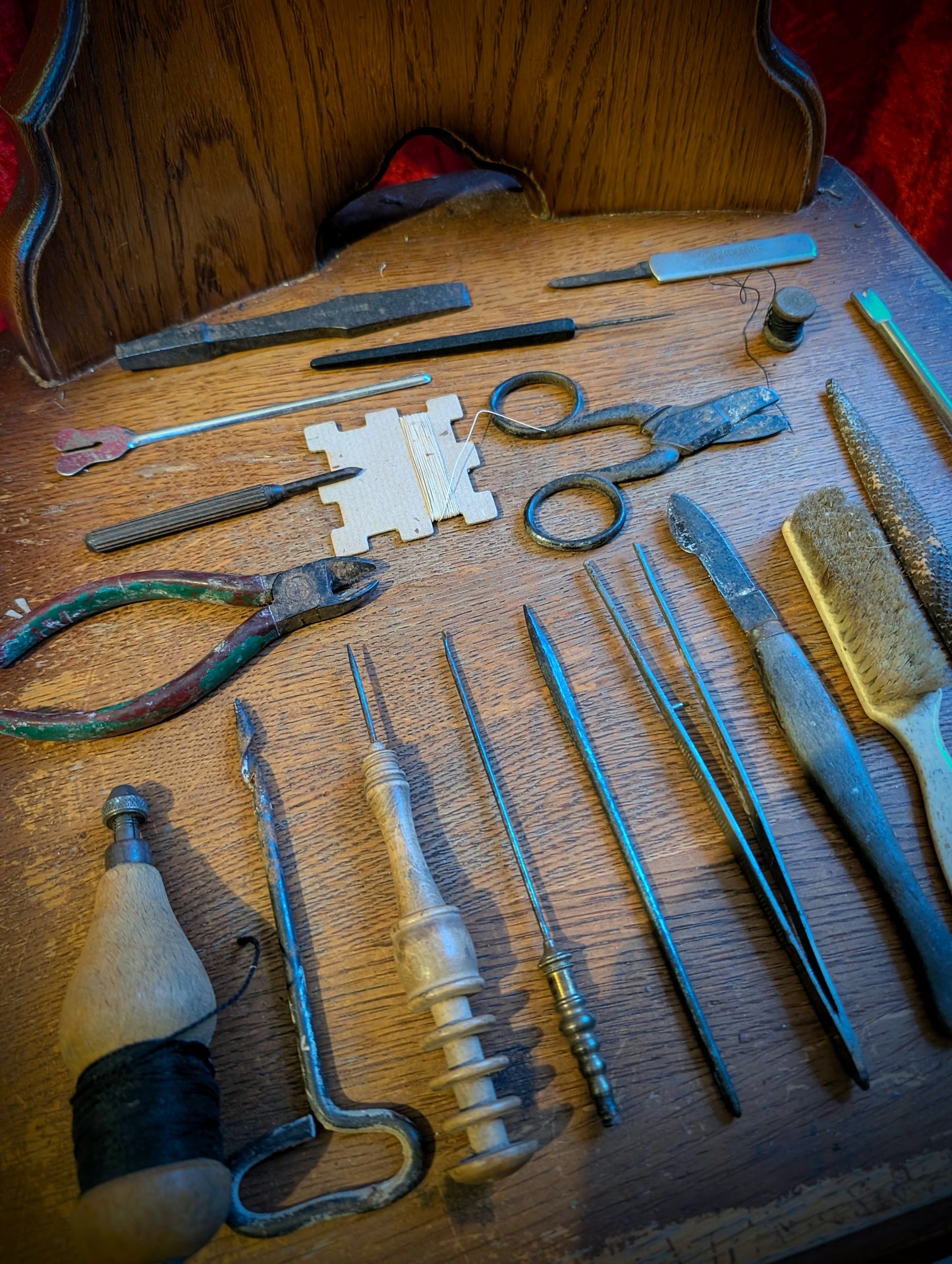 Set of antique Taxidermist tools from the 1970s (Set #1)